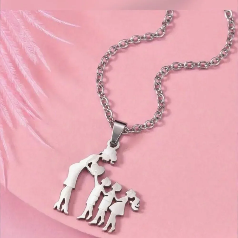 3for$20 Mother Son Daughter Pendant Necklace Women's adjustable Necklace